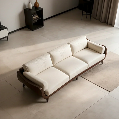 Solid Wood Sofa – Modern Classic Grace Reimagined - Rustirawood