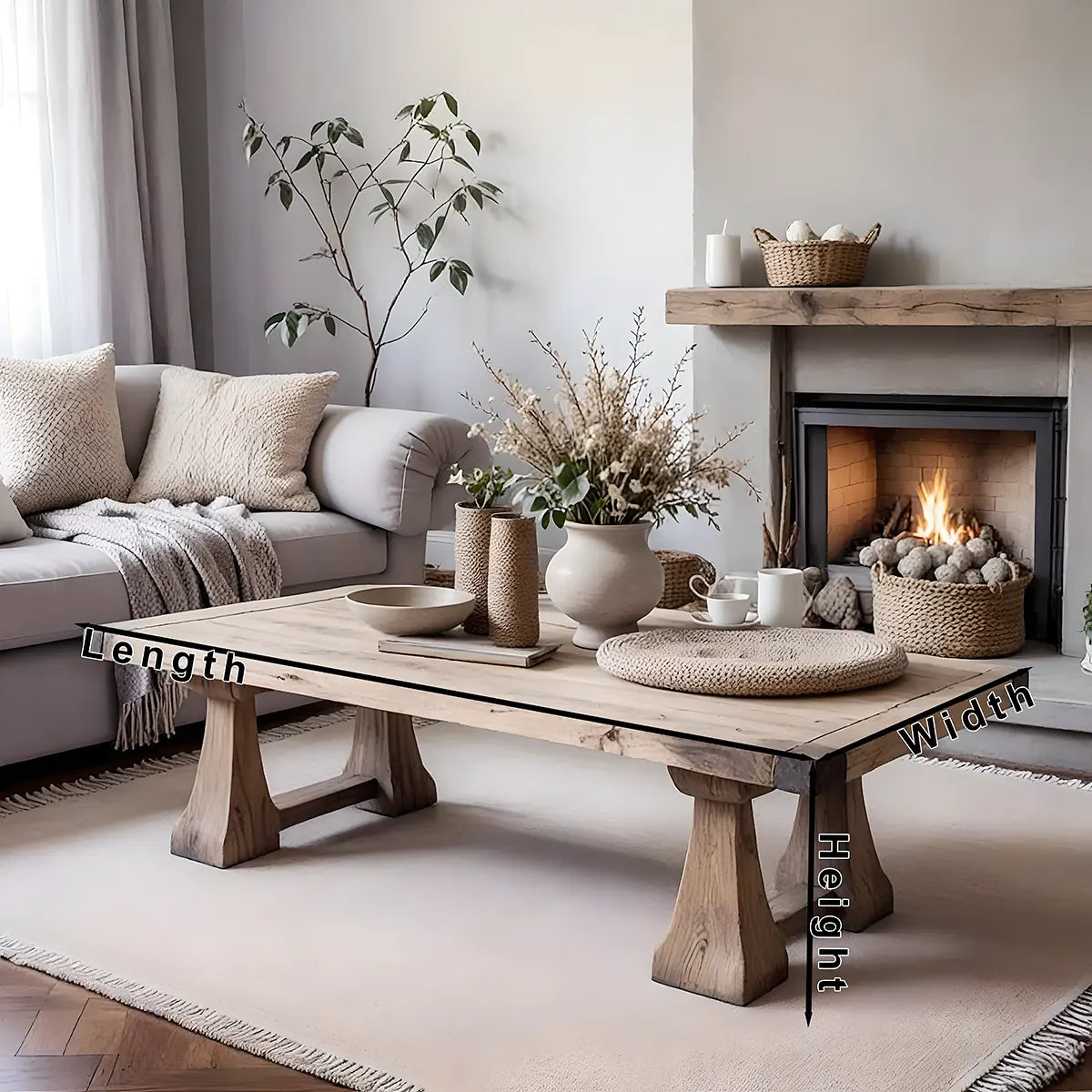 Ash wood tea table, new generation table, luxurious and elegant will be the highlight of your room.