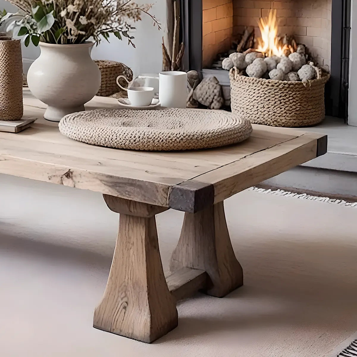 Ash wood tea table, new generation table, luxurious and elegant will be the highlight of your room.