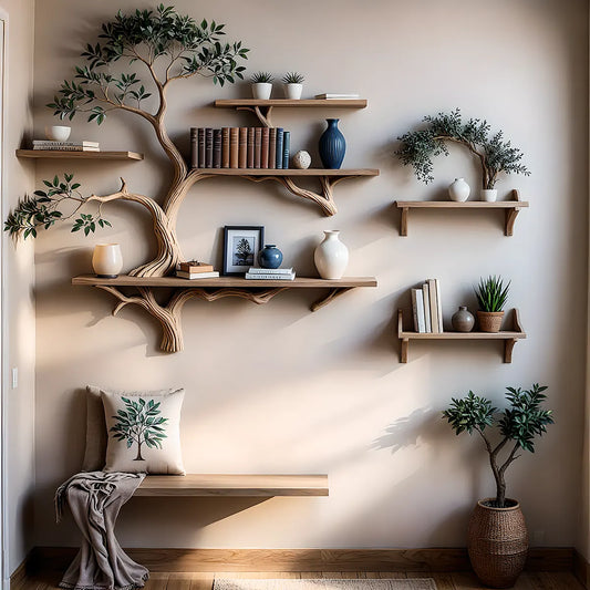 Solid Wood Bookshelf – Convenient and Stylish Home Decoration