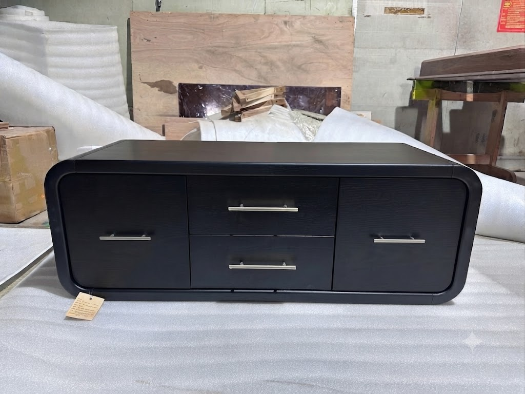 Elysian Bathroom Vanity – Natural Solid Wood Organic Modern